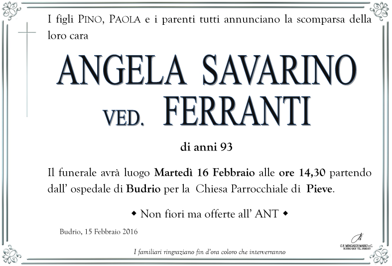 Angela Savarino Manifesto
