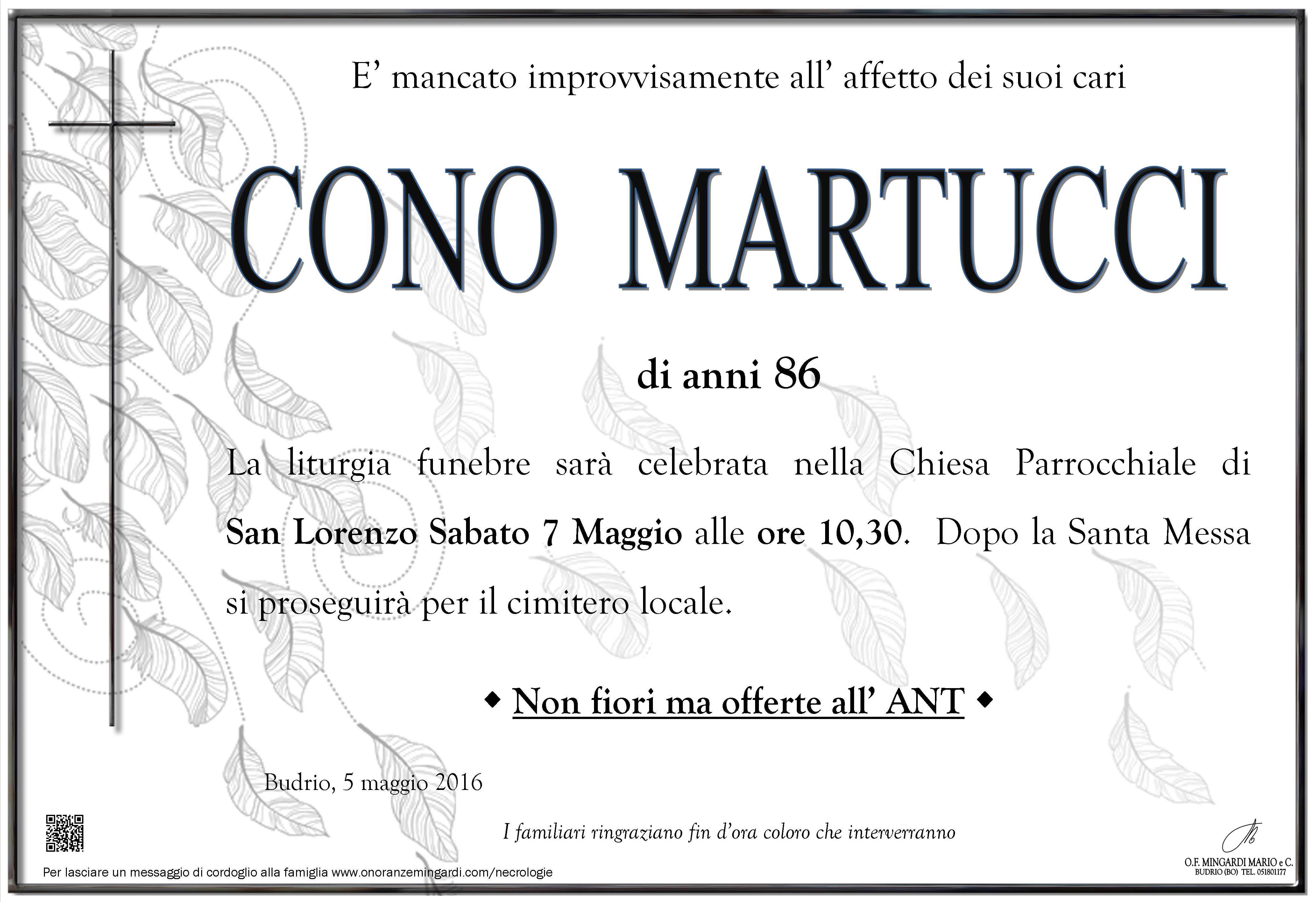 Cono Martucci Manifesto