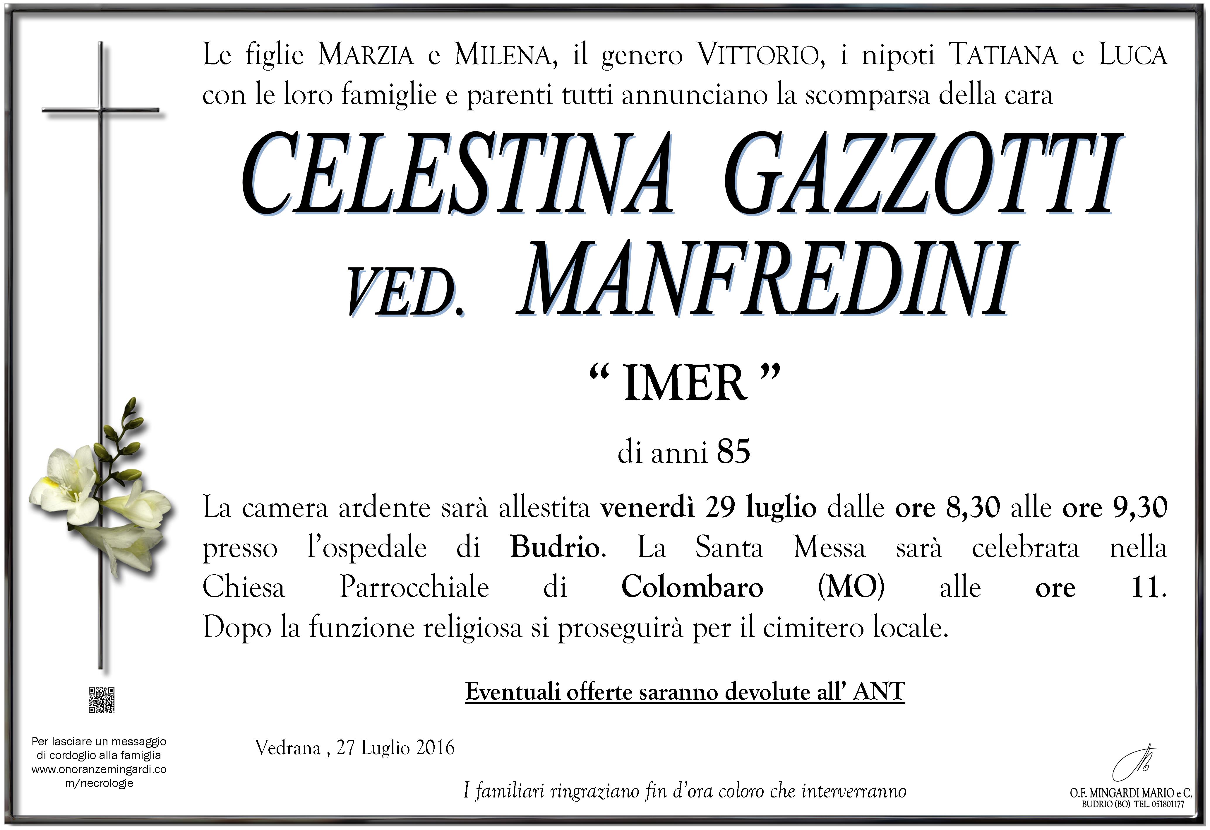 Celestina Gazzotti Manifesto