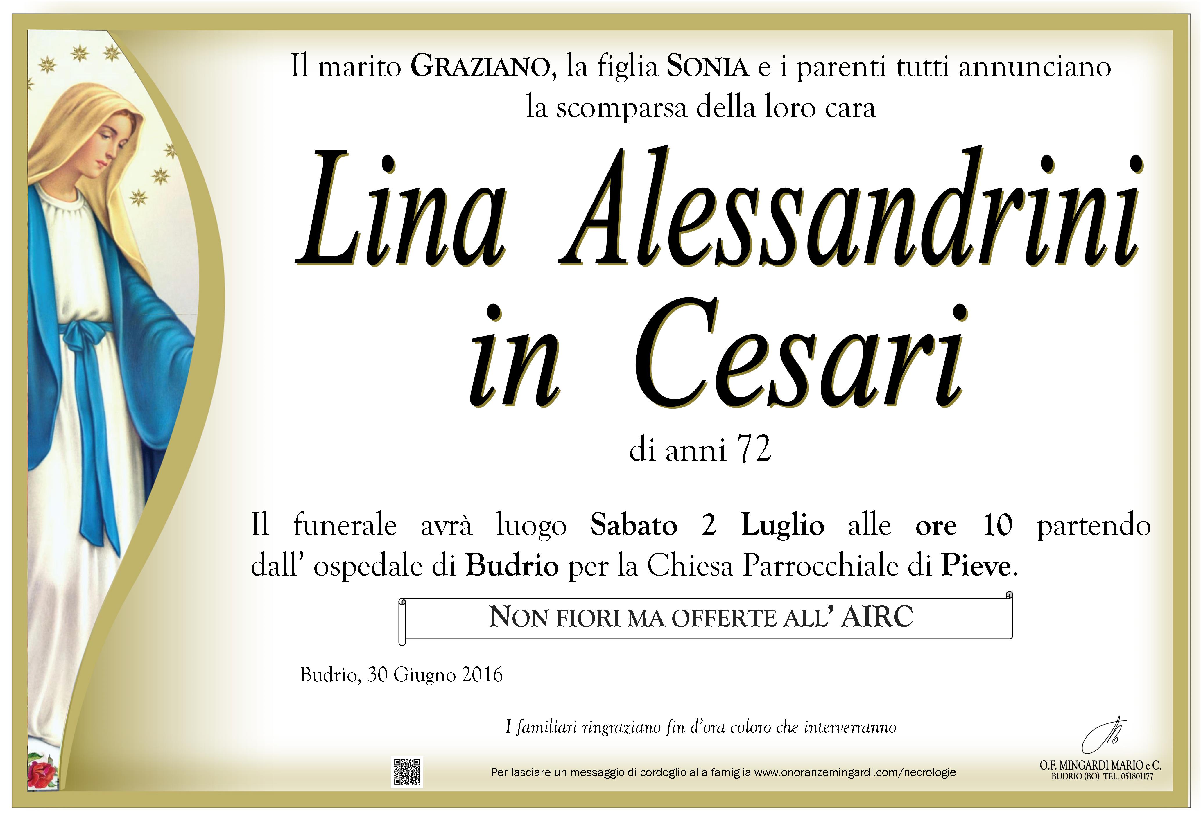Lina Alessandrini manifesto