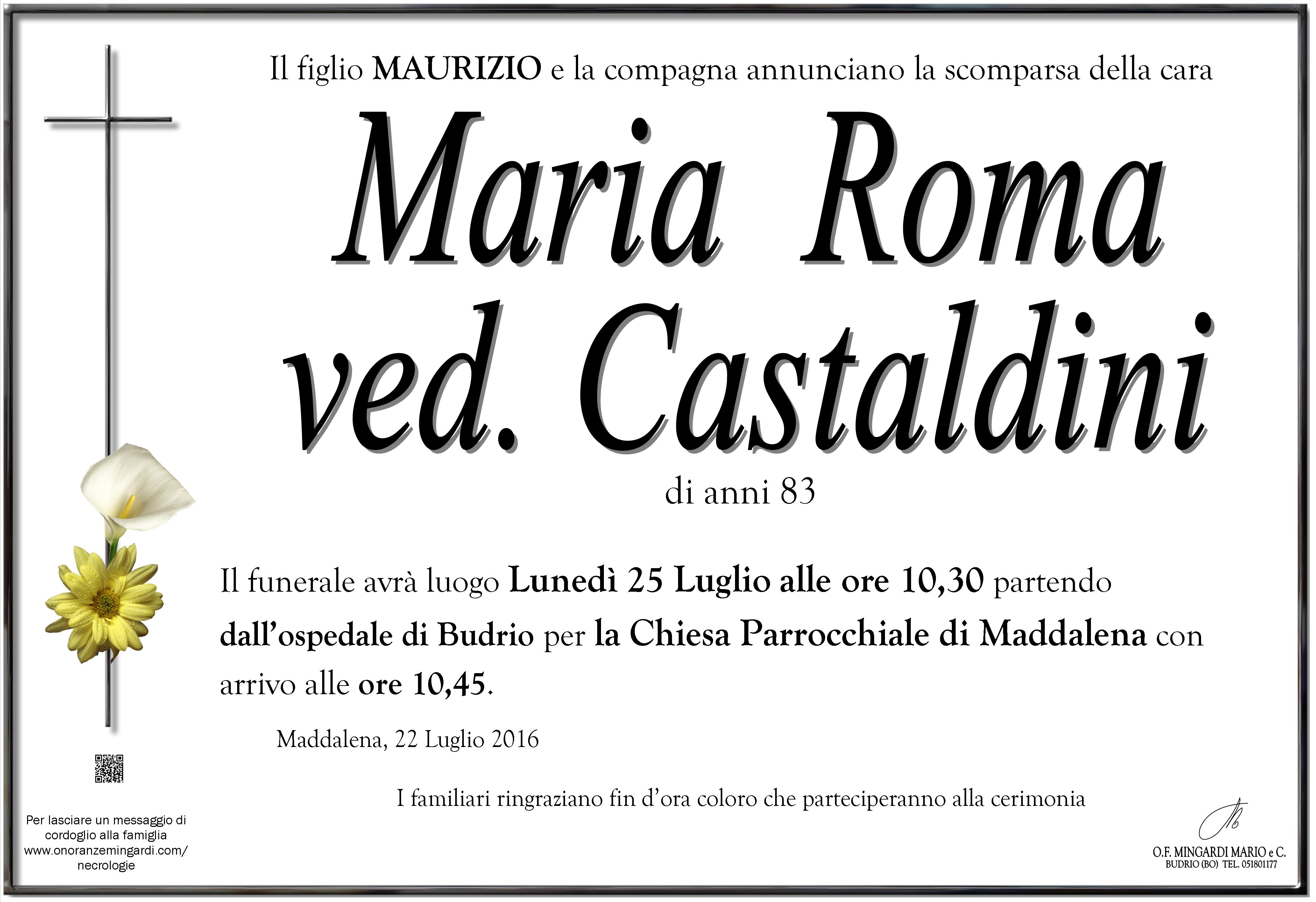 Manifesto Maria Roma 22-07-16