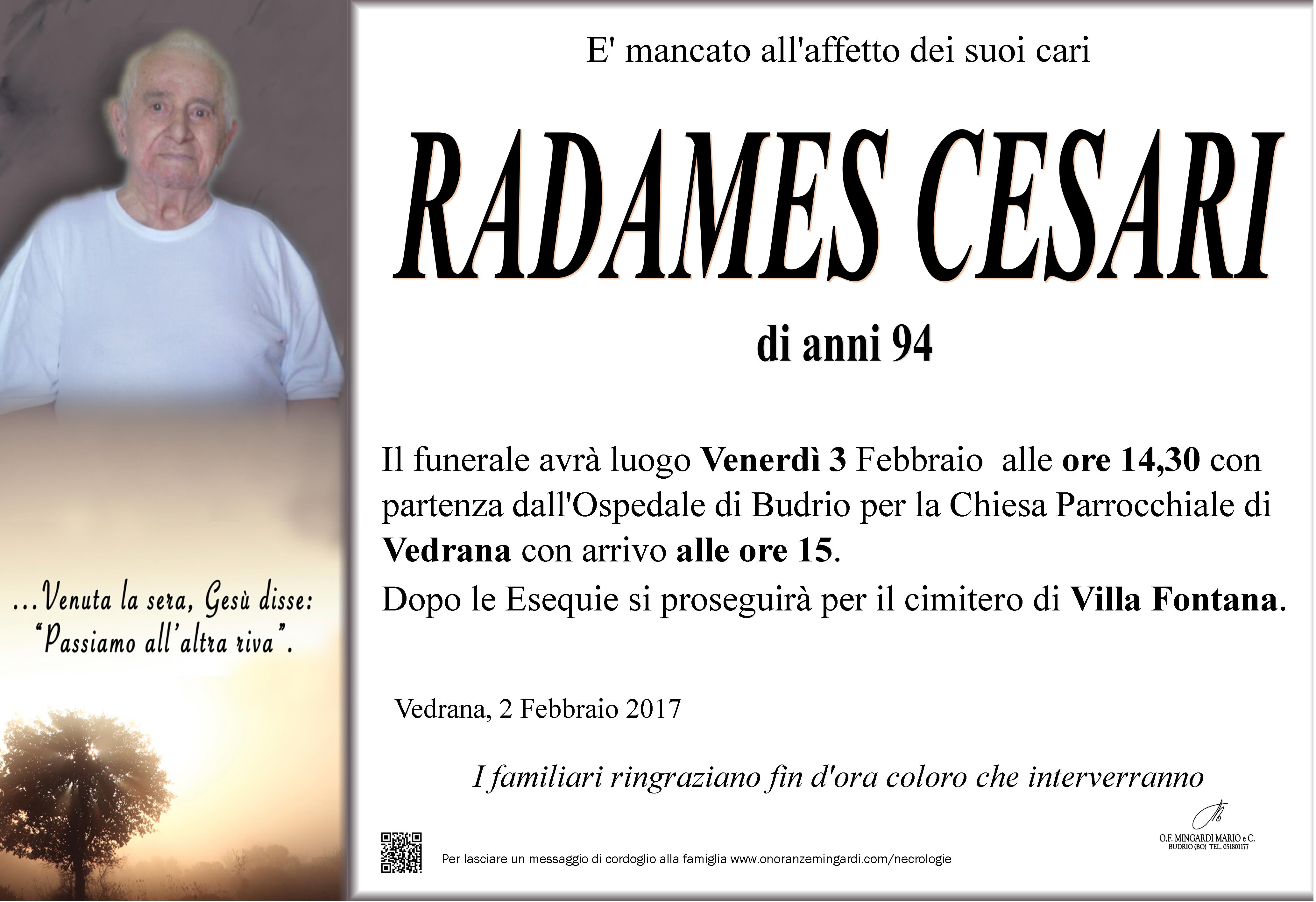 Manifesti Radames Cesari