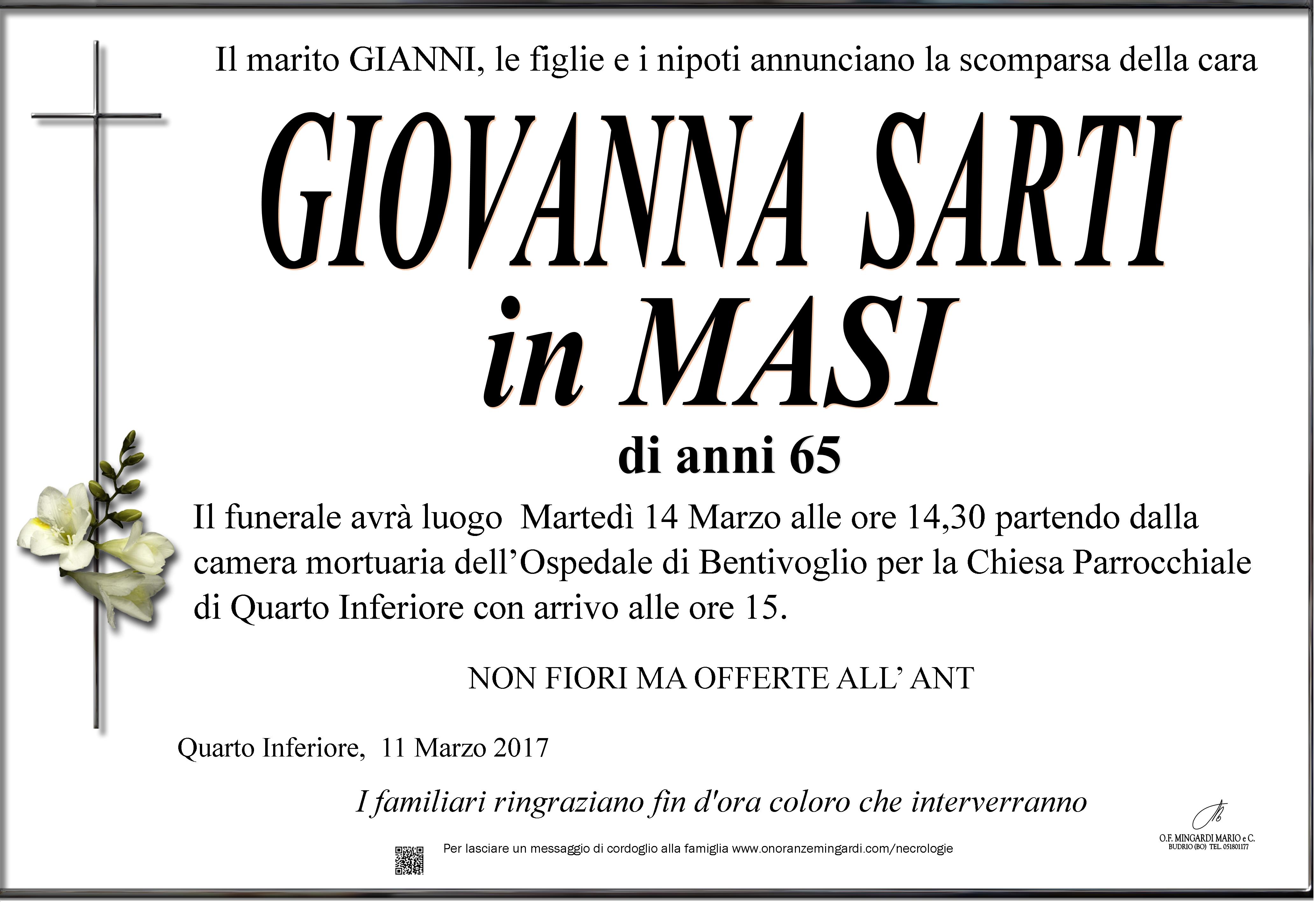 Manifesti Giovanna Sarti