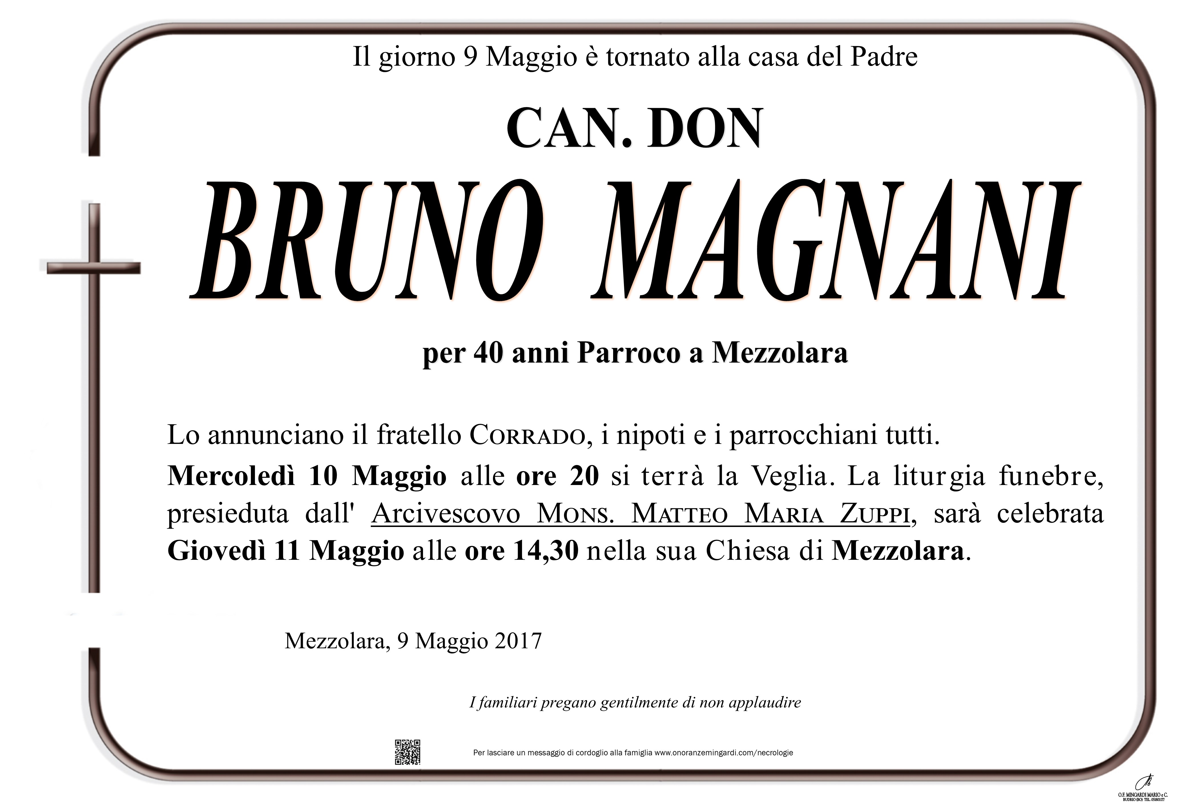 MANIFESTO BRUNO MAGNANI